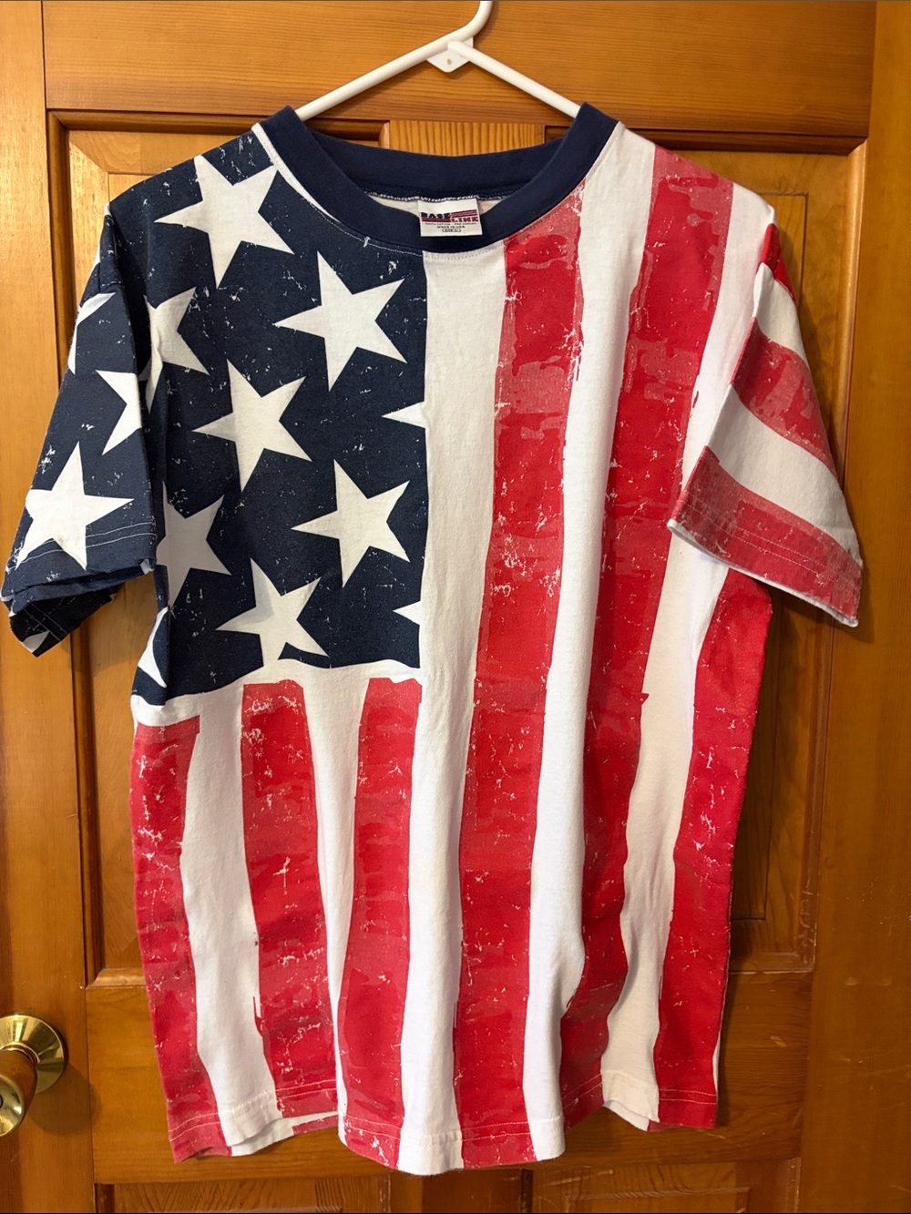 American Flag Short Sleeve Tee - Red, White & Blue
